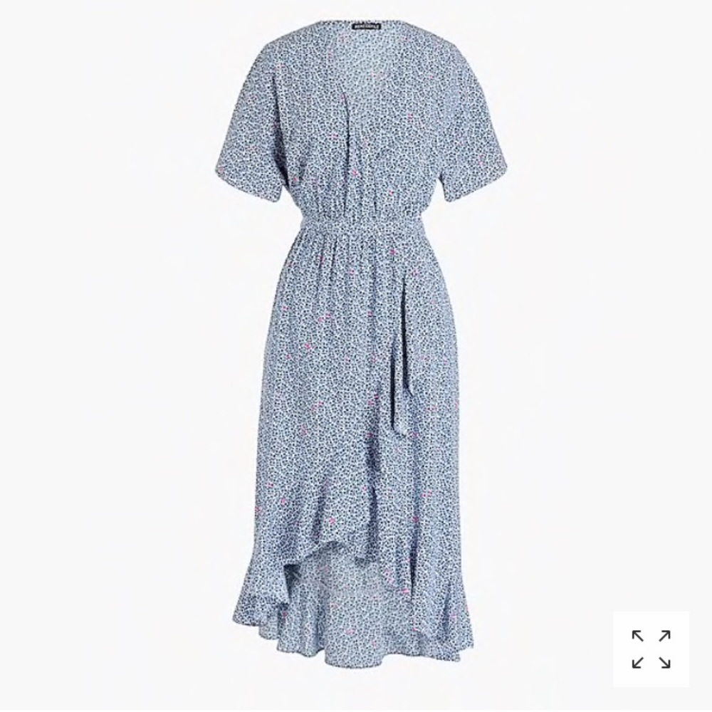 J.Crew Factory High-Low Ruffle Hem Dress. NWT. - Picture 2 of 4